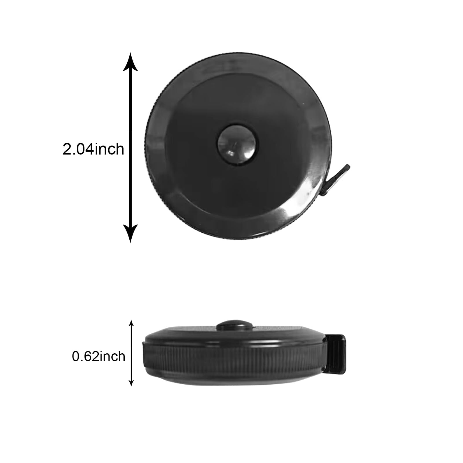 4 Pack Tape Measure Retractable Measuring for Body Fabric Sewing Tailor Cloth Knitting Craft Measurements, 60-Inch Soft Measuring Tape Double Scales Rulers for Body Weight