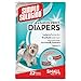 Simple Solution Fashion Print Disposable Dog Diapers, Patterned, Small