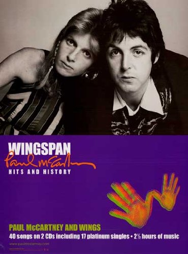 Paul McCartney Wingspan 2-sided promo 18x24 Poster