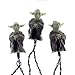 Kurt S. Adler 10-Light Star Wars Plastic Yoda Light Set, 30-Inch Lead Wire and 12-Inch Spacing.