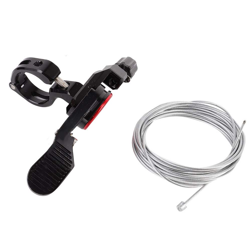 Dropper Seat Post,ZTTO Aluminum Alloy Bicycle Dropper Seatpost,Adjustable Wire Remote Control Mountain Bike Dropper Seat Post Lever for Outdoor Sport