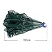 Portable Folded Fishing Net Fish Shrimp Minnow Crayfish Crab Baits Cast Mesh Trap automatic 6 sides 12 Holes