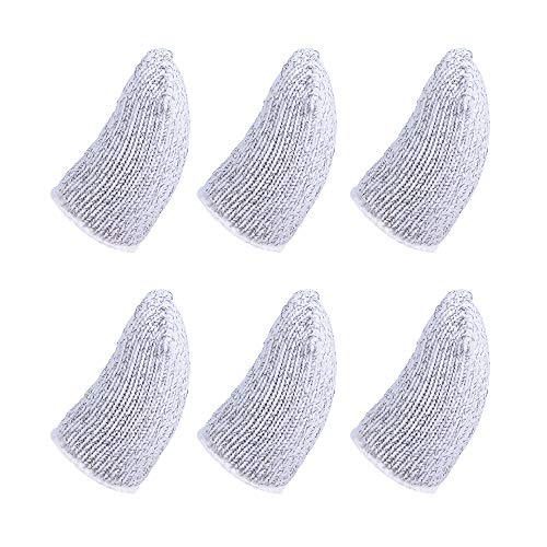 Qoosea Mobile Game Controller Finger Sleeve Sets [6 Pack], Breathable Anti-Sweat Full Touch Screen Sensitive Shoot Aim Joysticks Finger Set for PUBG/Fortnite / Knives Out/Rules of Survival