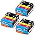 CMTOP 564XL Ink Cartridges Compatible for HP 564 XL 564XL, High Yield, 4 Color 3 Sets+3 Black, for HP Deskjet 3520, HP Officejet 4620, HP Photosmart Premium 6520 5520 7510 5510 C410A C309A B8550