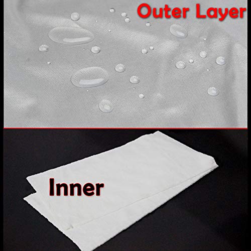 image for LUXJA Reusable Female Dog Diapers (Pack of 4), Washable Wraps for Fema