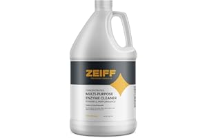 Zeiff Pro-Grade Multi-Purpose Probiotic Enzyme Cleaner - Pet Stain and Odor Remover, Drain Cleaner - Powerful Cleaning & Odor Eliminating Formula For Professional & Home Surfaces - 1 Gallon