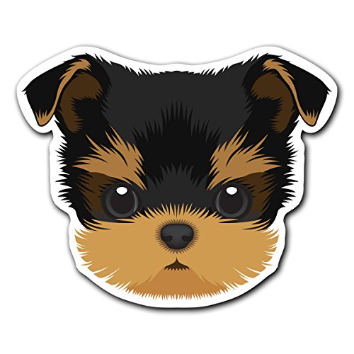 CUSTOMI Yorkshire Terrier Dog Breed Decal Sticker for Car Truck MacBook Laptop Air Pro Vinyl