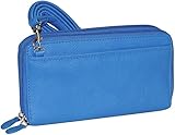 Buxton The Ultimate Double Zip Organizer - Exclusive Colors (Olympian Blue