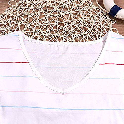Wome Stripe Print Tassel Loose Swimsuit Cover Up Beach Dress Kaftan Bikini Swimwear Cover-Ups One Size Up Covers Plus - Thumbnail 5