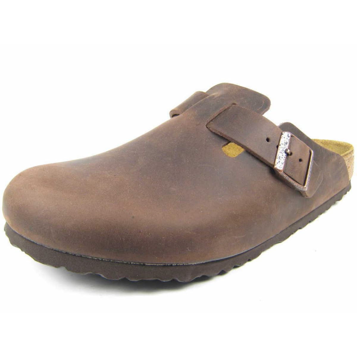 Birkenstock Boston Greased Leather, Men's Clogs, Brown (Habana), 7.5 UK (41 EU)