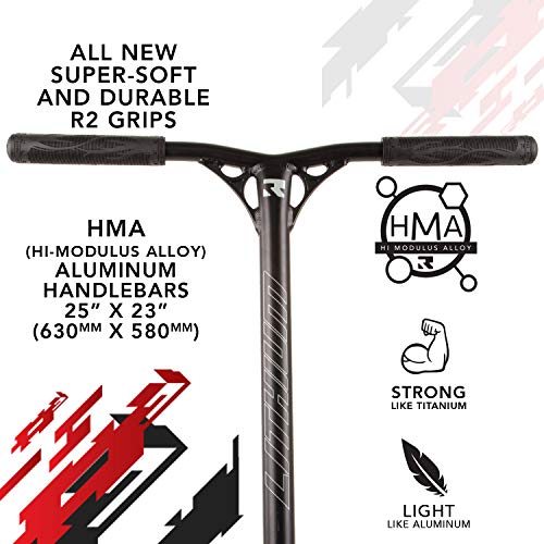 Lithium Complete Pro Scooter - Stunt Scooters - Perfect for Any Level Freestyle Riders - Pro Scooters for Kids - Quality Scooter Deck, Pro Scooter Wheels - Great Colors - (Rocket Fuel)
