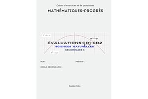Évaluations CD1 CD 2 SN 4: Mathématiques Sciences Naturelles Secondaire 4