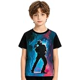 UAYRVNLIJO Kids Fashion Pop Star T-Shirts for 5-12 Years