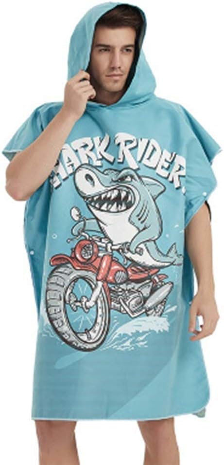 shark hooded towel for adults