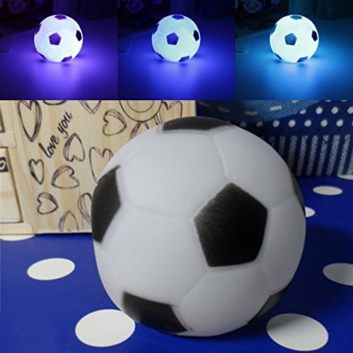 Apellin Colors Changing football LED Night Light Mood Party Christmas home Decoration nightlight lamp great gift for kids Brand