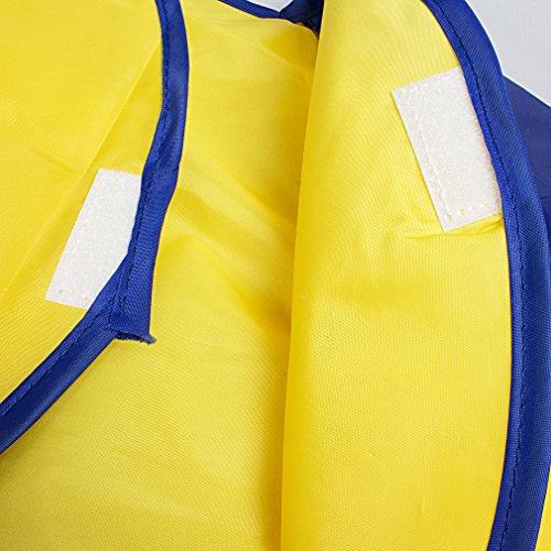 BAHABY Kids Art Smocks 2 Pack Painting Smock with Long Sleeve and 3 Pockets for Age 3-8