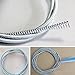 iNextStation Metal Spring-Steel Drain Conduit Toilet Sewer Cleaner Closet Auger Tool 14.8 ft
