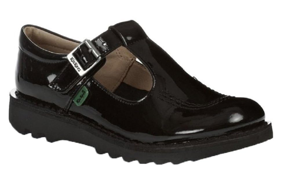 Kickers Girls/Junior SD Kick Patl JF School Shoes New in Size 12.5 To 2.5 Amazon.co.uk Shoes