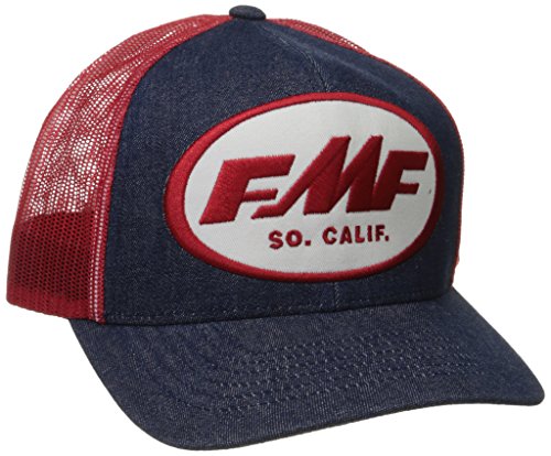 FMF F34196112 Unisex-Adult Ronnie Mac Trucker Hat (Blue/White, One Size), Blue/white