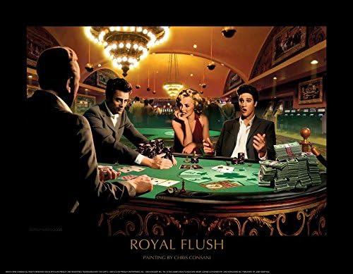 Royal Flush Poster Print by Chris Consani (11 x 14)
