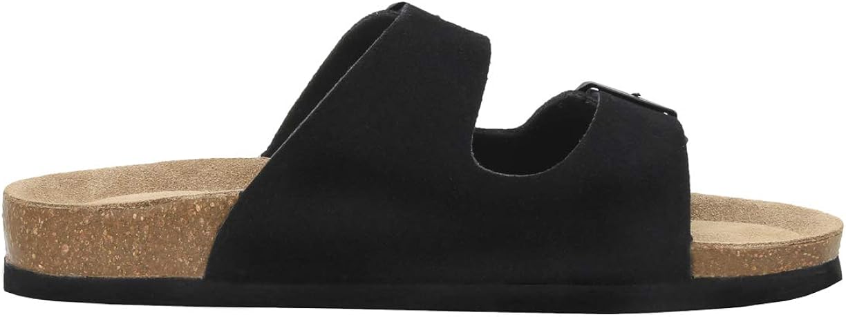  | CUSHIONAIRE Women's Lane Cork Footbed Sandal with +Comfort | Slides