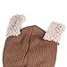 TAORE Baby Girls Boys Winter Hat Scarf Earflap Hood Scarves Skull Caps (Khaki)