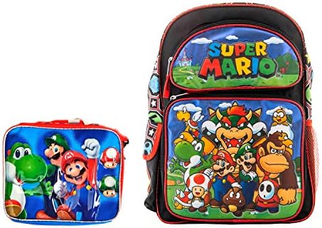 Super Mario Brothers Backpack Book Bag 