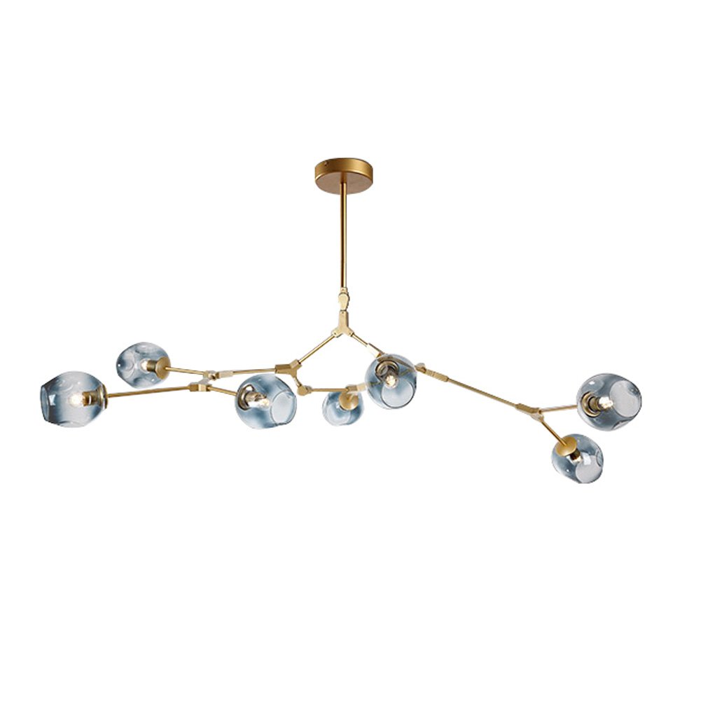 Modern Molecular Chandelier, E26 Nordic Bubble Ball