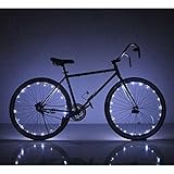 Soondar Super Bright 20-LED Bicycle Bike Rim Lights, White