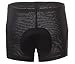 4ucycling 3D Silicon Gel Padded bike Underwear Shorts - Breathable,Lightweight,Men -Women,Black, Medium