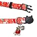 KOOLTAIL Christmas Cat Collars 2 Pack Breakaway Collar Set for Cats, Puppy Red & Green 7.5