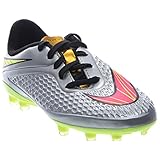 Nike Youth Hypervenom Phelon Firm Ground (VOLT/BLACK/PERSIAN VIOLET)