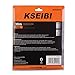 KSEIBI 302940 Closed Reel Long Tape Measure 165 ft Flexible Fiberglass Double Face Printing Inch/Metric for Land, Yard Distance Measurement, and Construction Work (165ft / 50m)