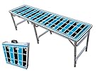 8-Foot Professional Beer Pong Table - Carolina Football Field Graphic