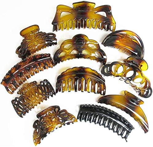 バレッタ 4種類 セット ヘアクリップ 髪留め 髪飾り シンプル 爆売り バンスクリップ 大 4個セット レディース