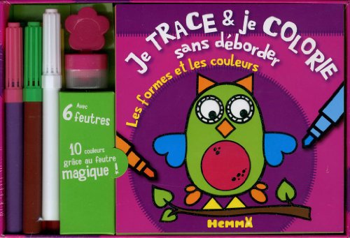 Je trace et je colorie sans déborder - Les formes et les couleurs
