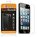 [2-Pack] For iPhone SE / 5S / 5C / 5 - SuperGuardZ Tempered Glass Screen Protector - 9H, 0.3mm, 2.5D Round Edge, Anti-Scratch, Anti-Bubble