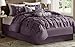 Madison Park Laurel Comforter Set, California King, Plum