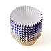 Prodigen Foil Cupcake Liners Baking Muffin Paper Cases Silver & Gold & Purple & Blue 4 Colors Cake Baking Cups for Birthday, Wedding, Party, Festival for Boys, Girls, Kids, Adults(1 Pack)