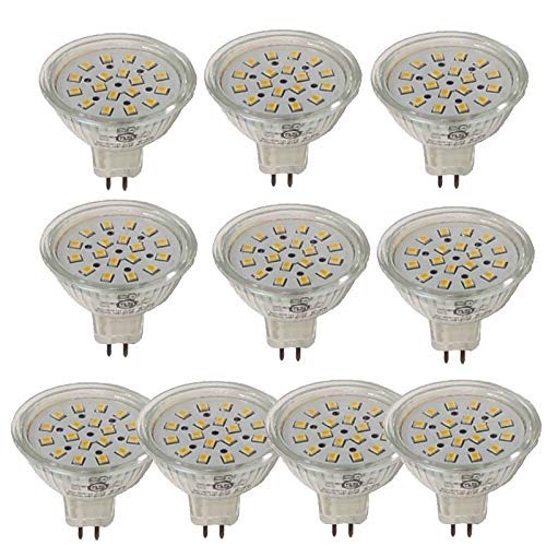 TECNOLUX EURO GU5.3 LED Bulb 12V 4.6W 6000K Cold Light (10 Pack)