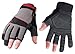 Youngstown Glove Carpenter Plus Fingerless Work Gloves For Men - Mechanic, Washable, Durable - Gray, Small