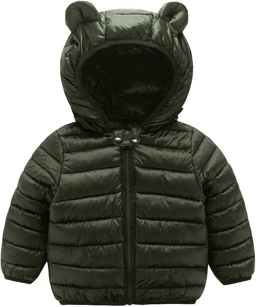 Toddlers Infants Makkrom Baby Boys Girls Hooded Puffer Coat Light Down