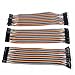 Foxnovo Female Wire Cables 40-pin Male to Male /Female to Female /Male to Female Breadboard Jumper Wires Ribbon Cables Kit 3pcs/lots