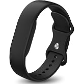 FINTIE Soft Silicone Loop Band Compatible with Google Fitbit Air | Ultra-Soft Silicone Replacement Strap, Adjustable Sport Wristband, for Sleeping, Fitness, Running, Workout, Daily Wear