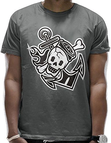 Ghost Skull Black & White Graphic T-Shirt Day Of The Dead Shirts Summer Men's Short-Sleeved T-Shirts