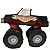 Monster Truck Pinata - Black Red