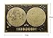ufengke Retro Moon Phase Poster Kraft Wall Murals, Living Room Bedroom Removable