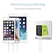 SONGDAY, International Travel 3.4A 1500W 4 USB Ports All in One Worldwide AC Wall Outlet Plugs Universal Power Adapter