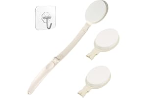 LFJ Lotion Applicator with Long Curved Handle for Back,Legs,Feet Self Application of Sunscreen, Sunless Self-Tanning, Skin Cr