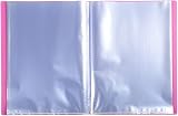 Exacompta 88327E Semi-Rigid PP Display Book A4 30 Pockets Pink 60 Views view 3